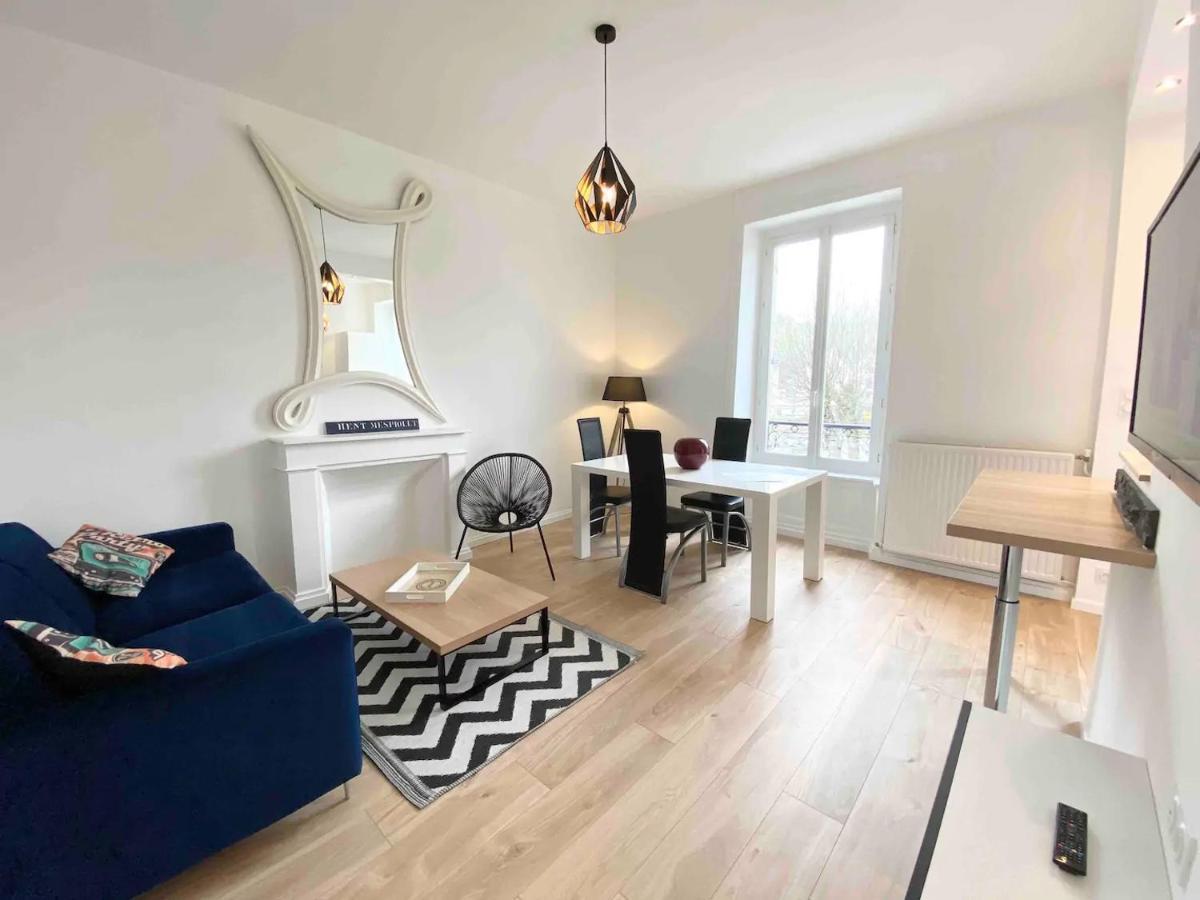 Le Deco - Confort - Wifi - Luminosite - Entre Gare Et Centre Quimper Bagian luar foto